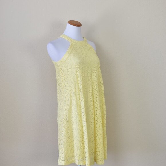 Betsey Johnson Yellow Lace Dress 2 - Picture 5 of 7